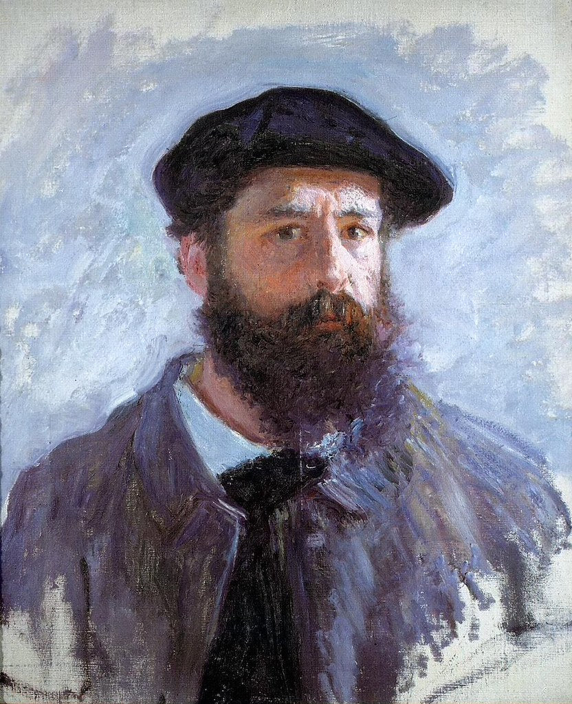 Self-portrait Wearing a Beret - Claude Monet