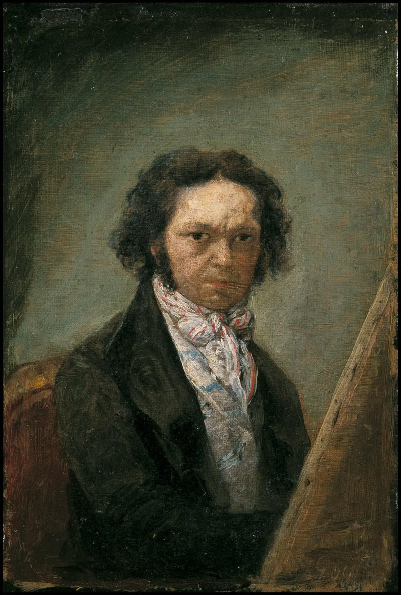 Self-Portrait on Linen - Francisco de Goya