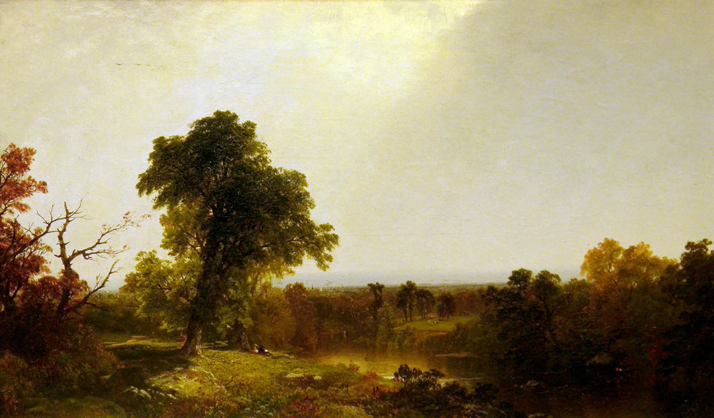 Paysage fluvial automnal - John Frederick Kensett - Alpha Reproduction