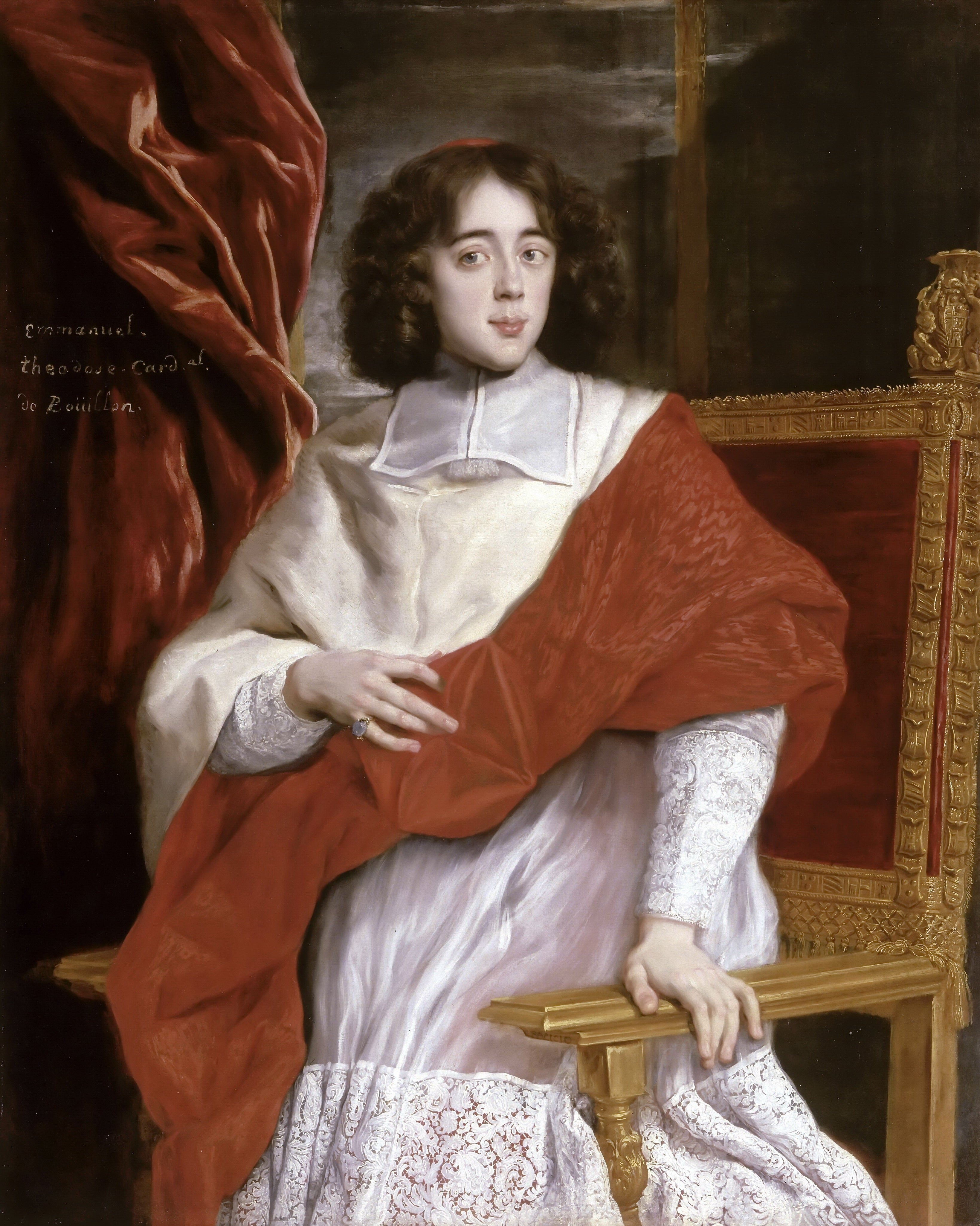 Emmanuel-Théodose de la Tour d'Auvergne, cardinal de Bouillon (1643-1715) - Giovanni Battista Gaulli
