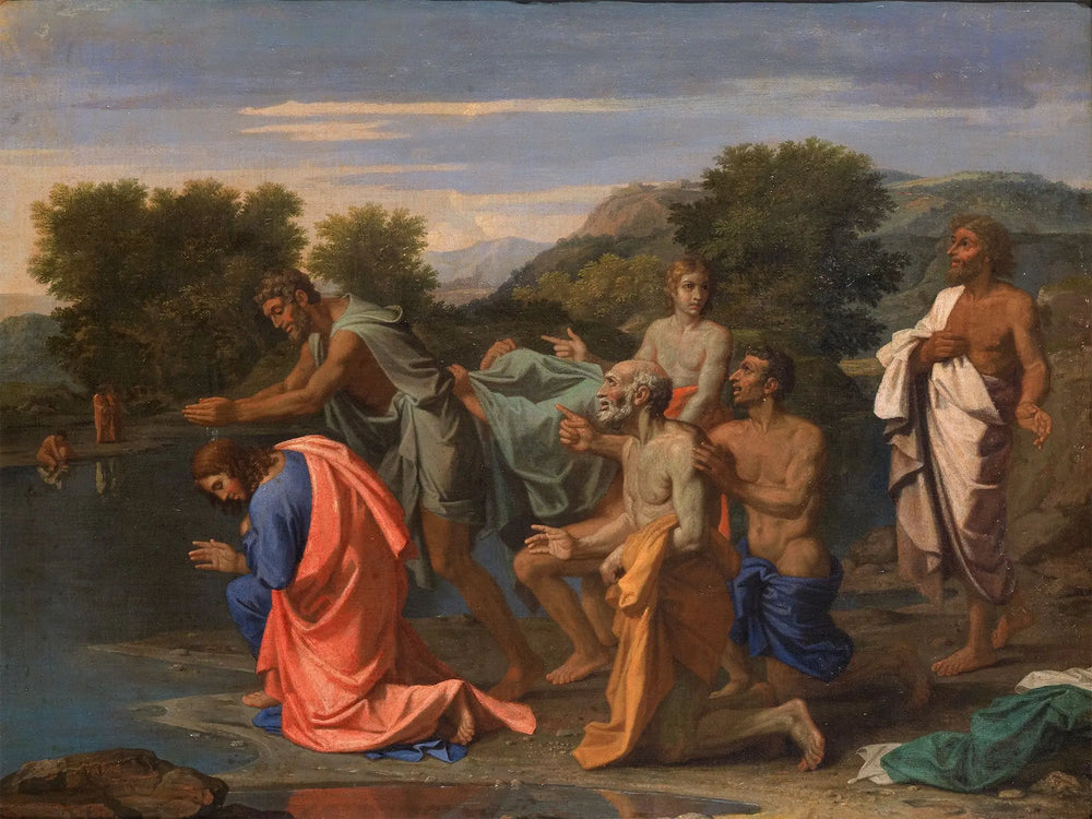 Le Baptême du Christ - Nicolas Poussin - Alpha Reproduction