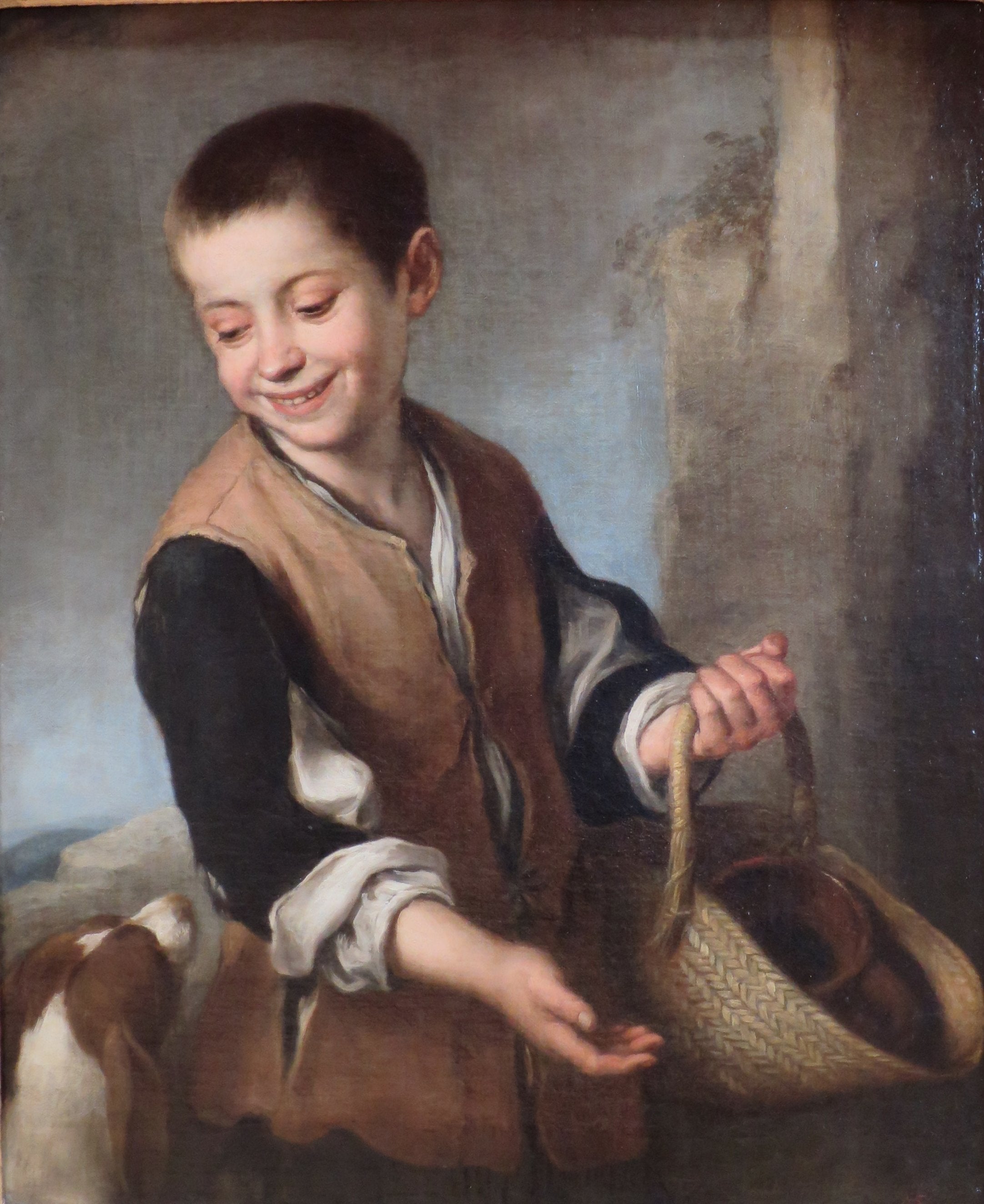 Garçon avec un chien - Bartolomé Esteban Murillo