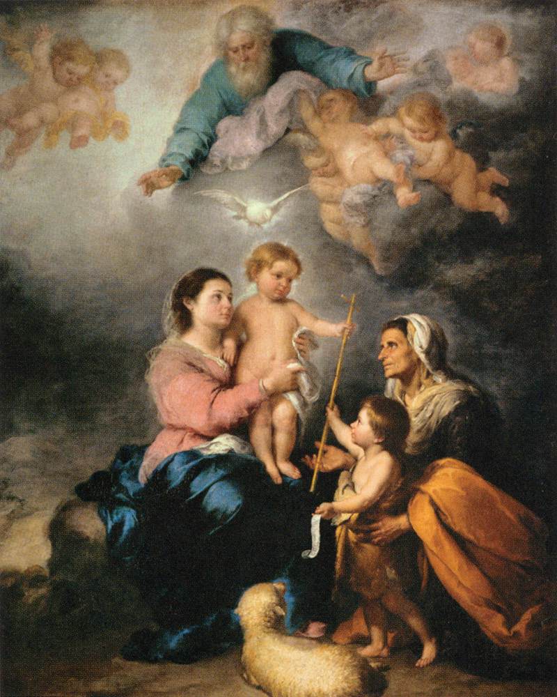 La Sainte Famille - Bartolomé Esteban Murillo