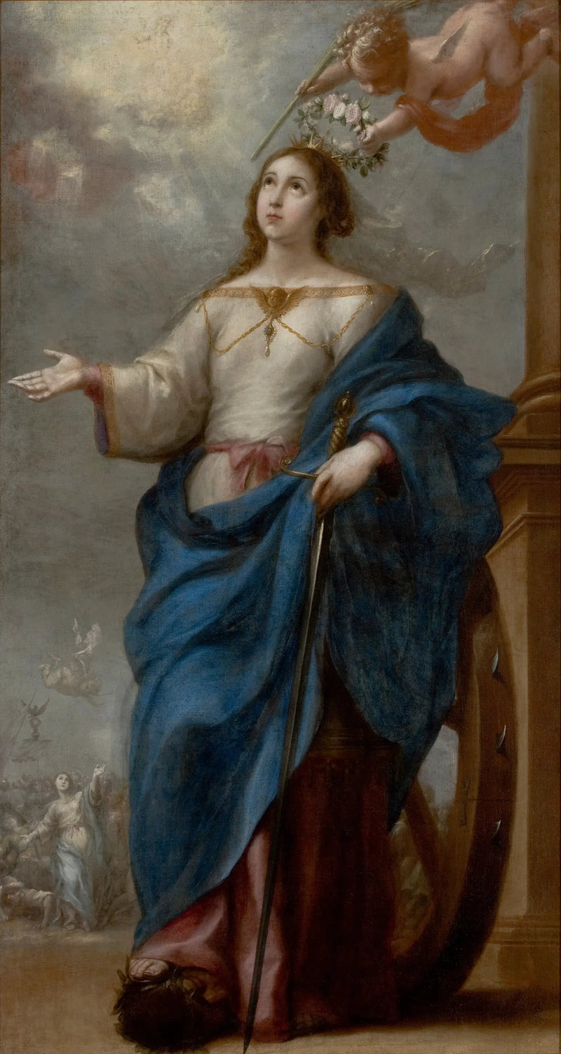 Saint Catherine of Alexandria - Bartolomé Esteban Murillo