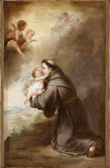 La vision de saint Antoine de Padoue - Bartolomé Esteban Murillo