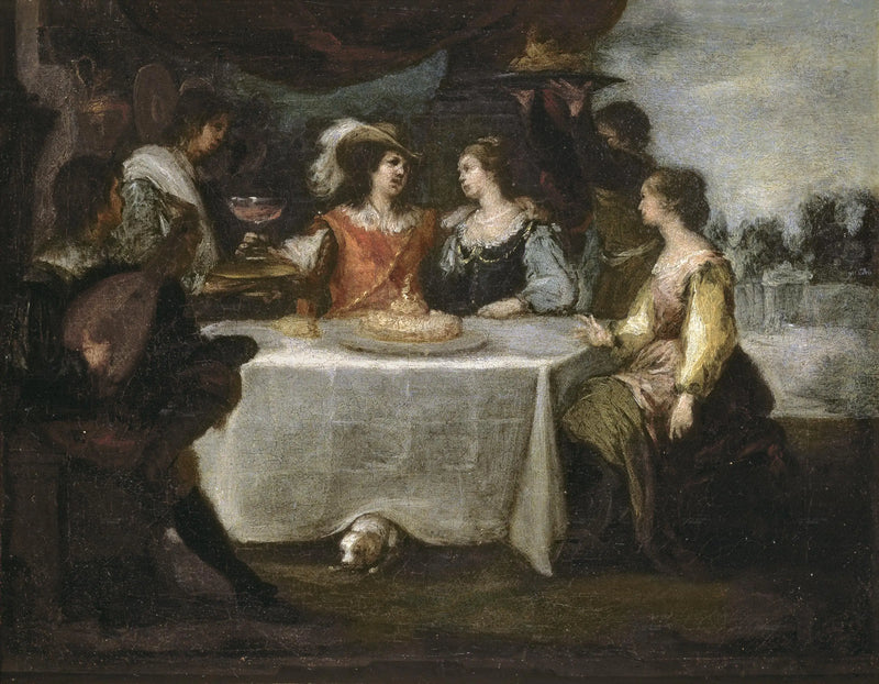 The Prodigal Son Wasting His Inheritance - Bartolomé Esteban Murillo