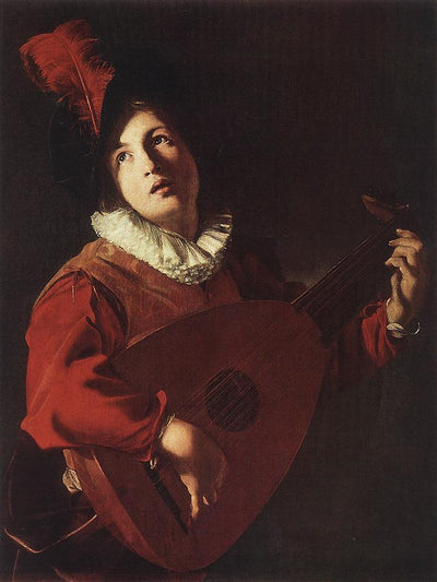 Le Jeune Joueur de luth - Bartolomeo Manfredi