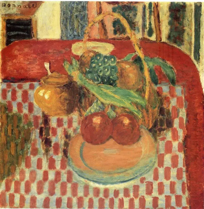 The Checked Tablecloth - Pierre Bonnard