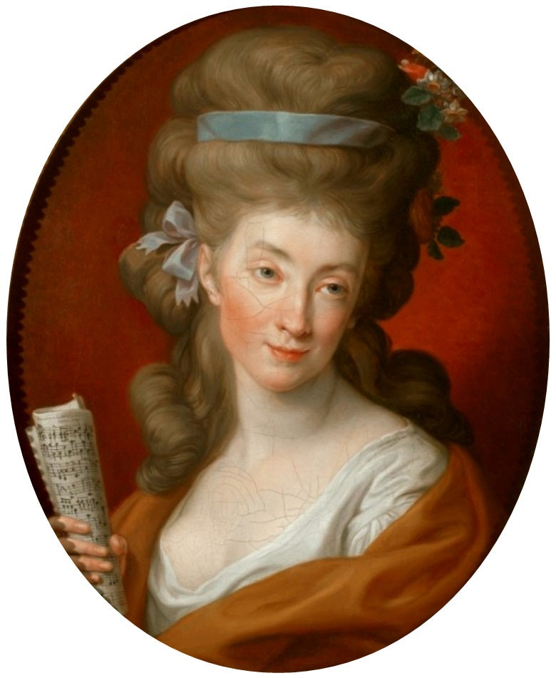 Portrait of Izabela (Elżbieta) Potocka née Lubomirska in Polymnia. - Pompeo Batoni