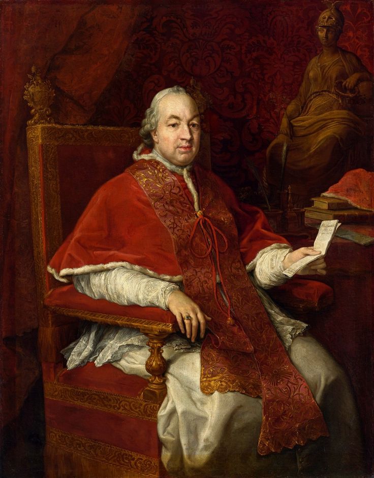 Portrait of Pope Pius VI. - Pompeo Batoni
