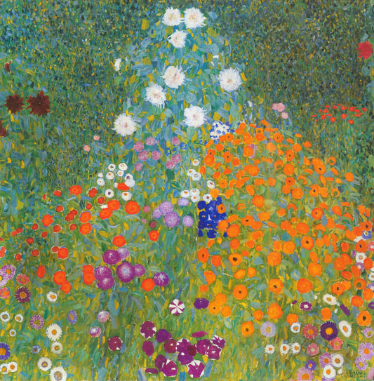 🌸🎨 Cottage Garden – Gustav Klimt (circa 1907)