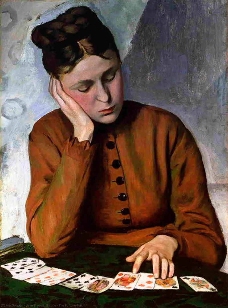 The Card Player - Frédéric Bazille