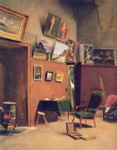 Studio of Furstenberg Street - Frédéric Bazille