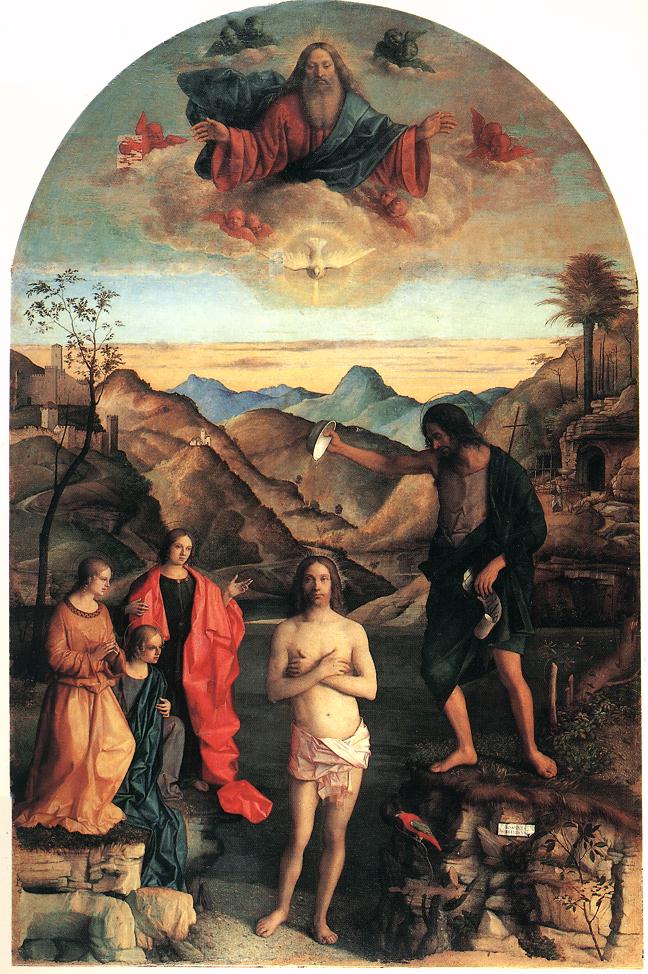 The Baptism of Christ - Giovanni Bellini