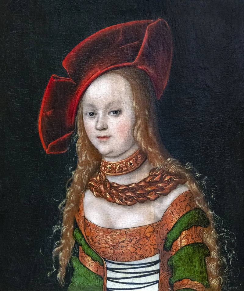 Portrait of a Young Girl in Bust - Lucas Cranach the Elder