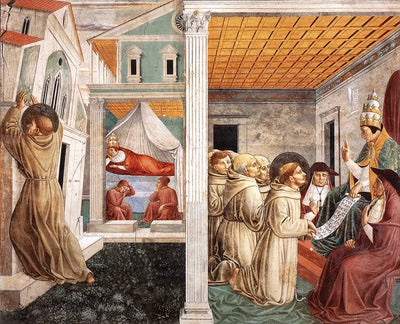Scènes de la vie de saint François (Scène 5) - Benozzo Gozzoli - Alpha Reproduction