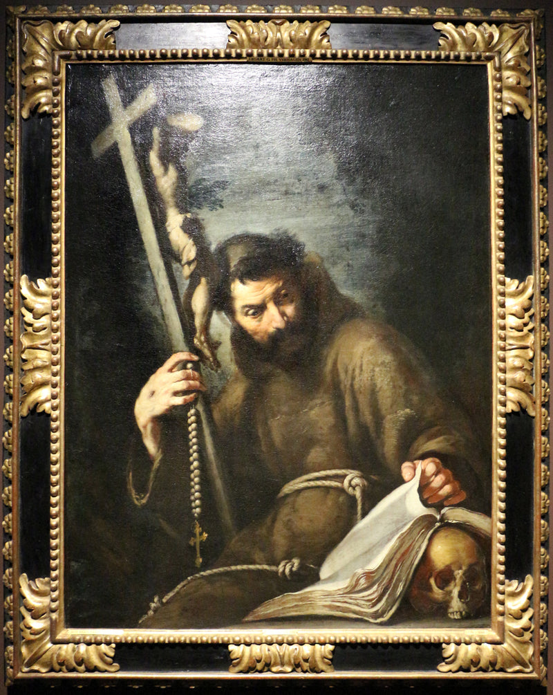 San Francesco legge il Vangelo - Bernardo Strozzi