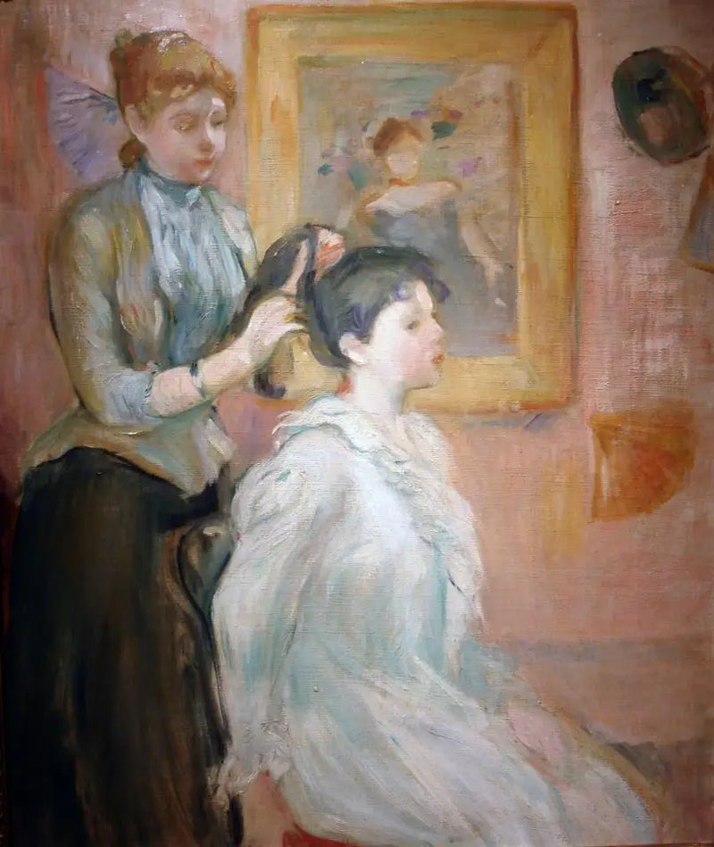 The Hairstyle - Berthe Morisot