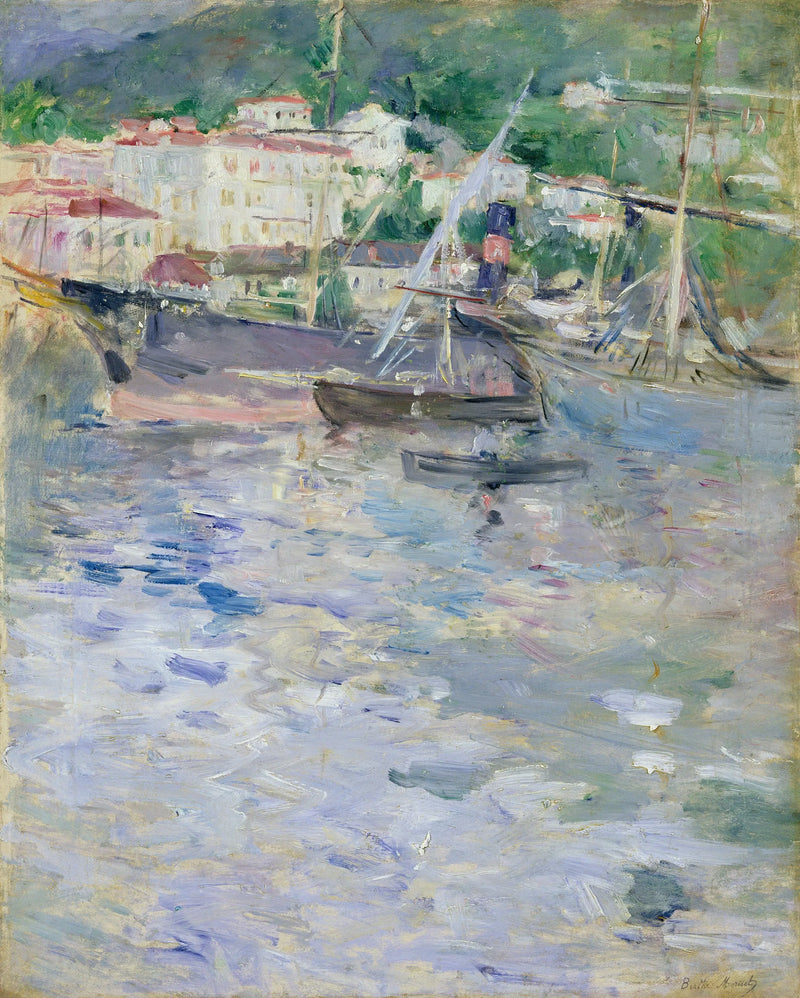 The Port of Nice - Berthe Morisot