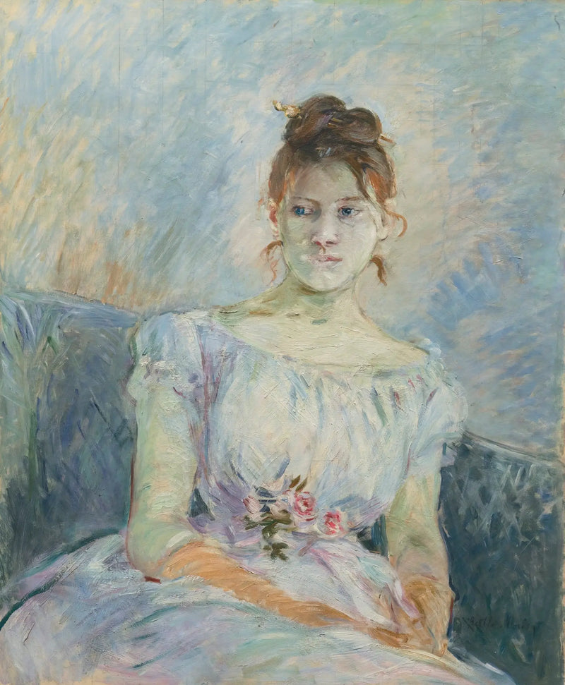 Paule Gobillard en robe de bal - Berthe Morisot