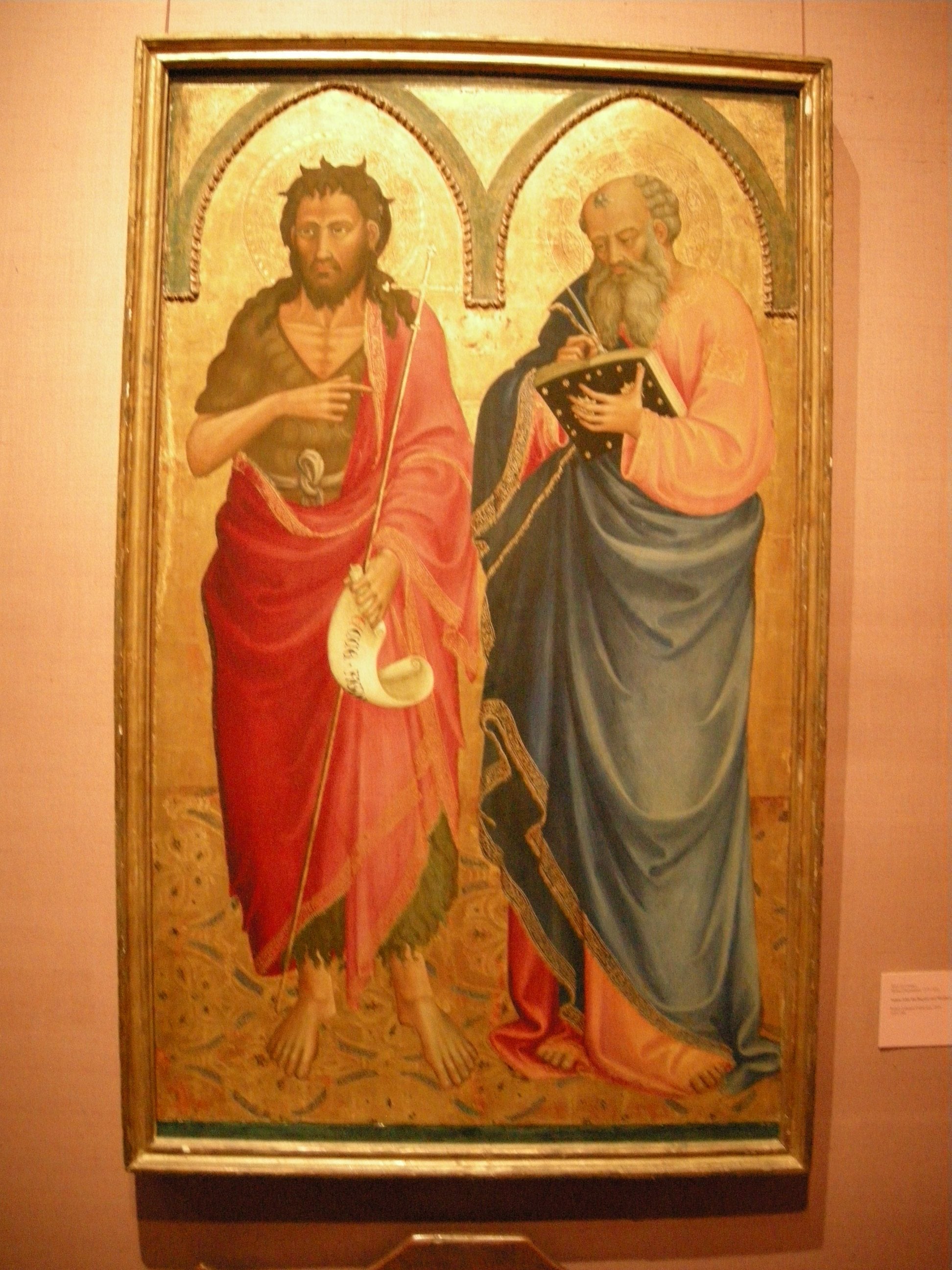 Saintes Jeanne baptiste et Matthieu - Bicci di Lorenzo