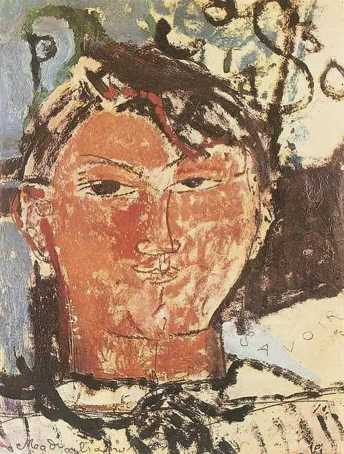 Reproduction du tableau « Portrait de Pablo Picasso - Amedeo Modigliani » par Alpha Reproduction en peinture à l’huile