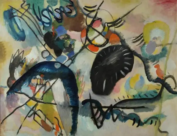 Black Spot 1 - Vassily Kandinsky