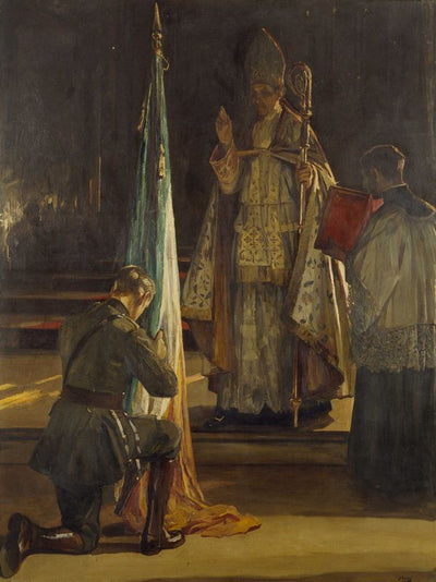 Blessing of the Colors. - John Lavery