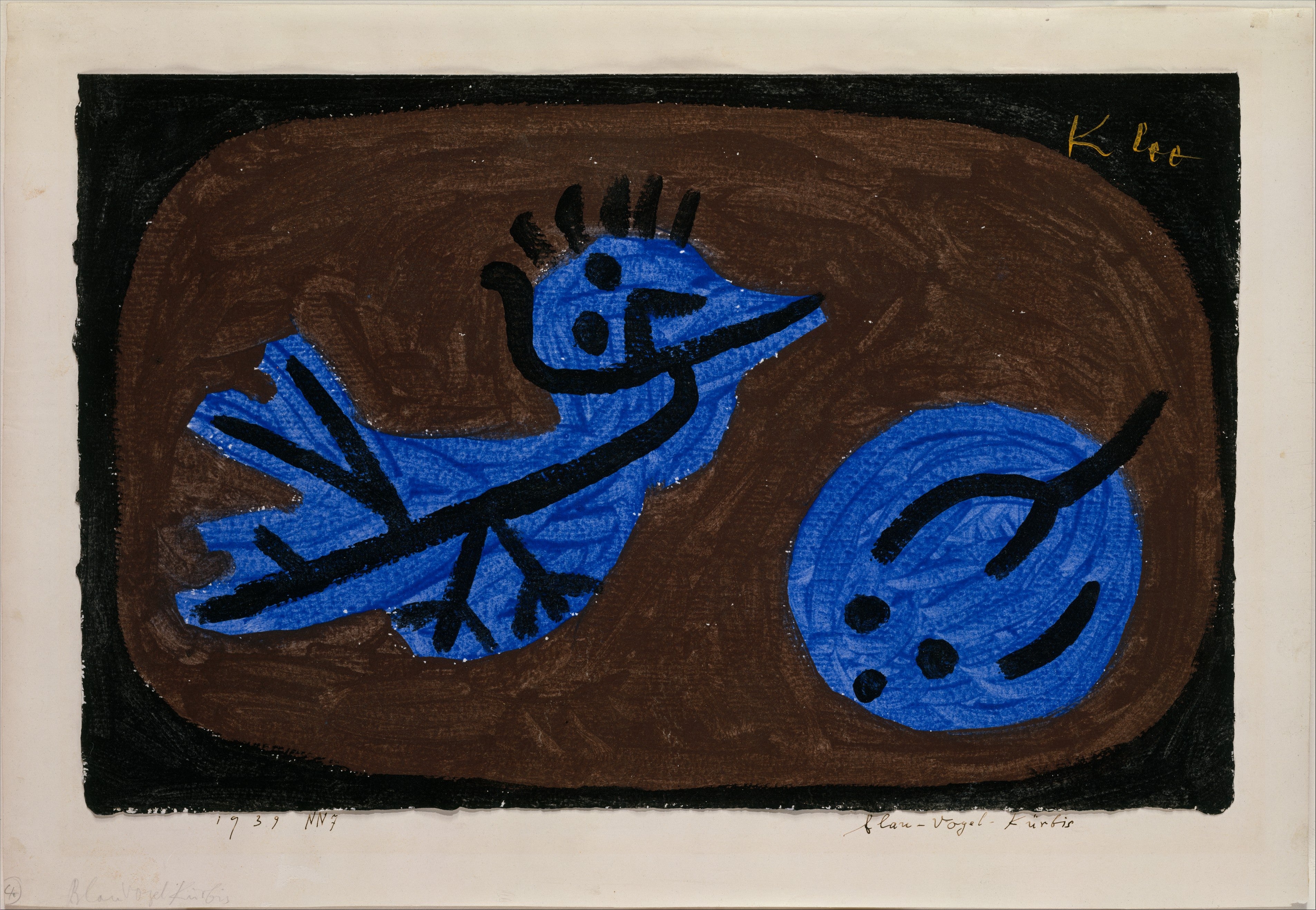 Blue-bird-pumpkin - Paul Klee