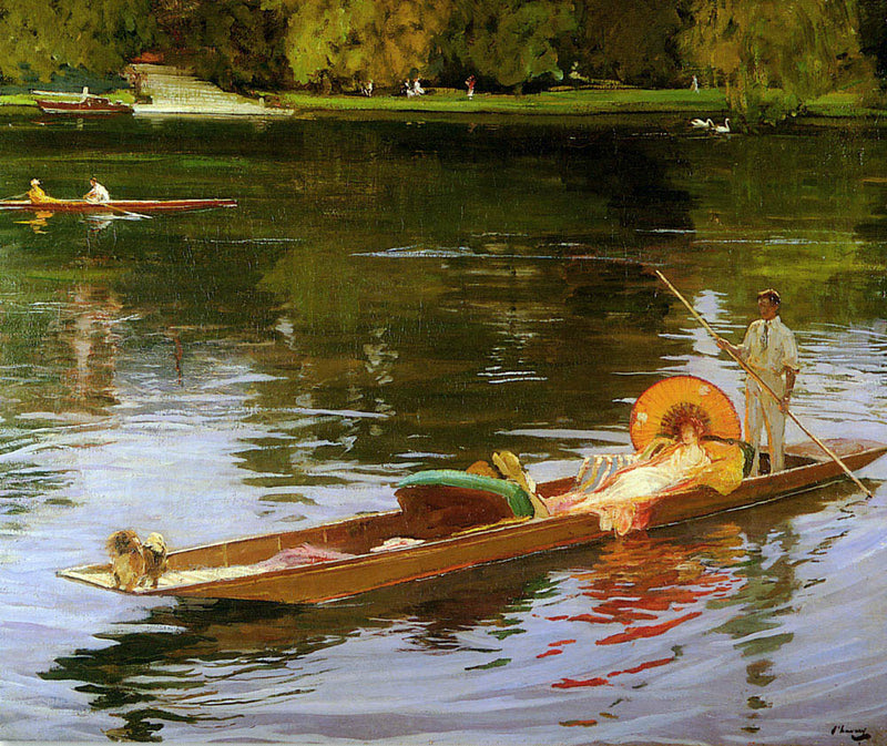 Navigation on the Thames - John Lavery