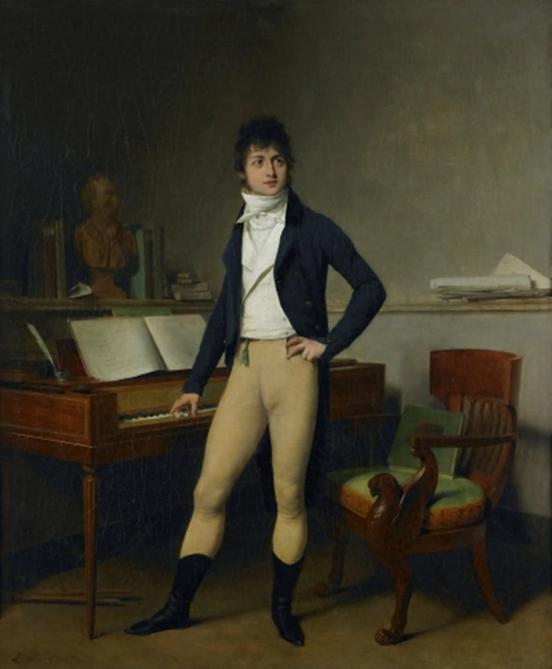 Portrait of the composer François Adrien Boieldieu - Louis-Léopold Boilly
