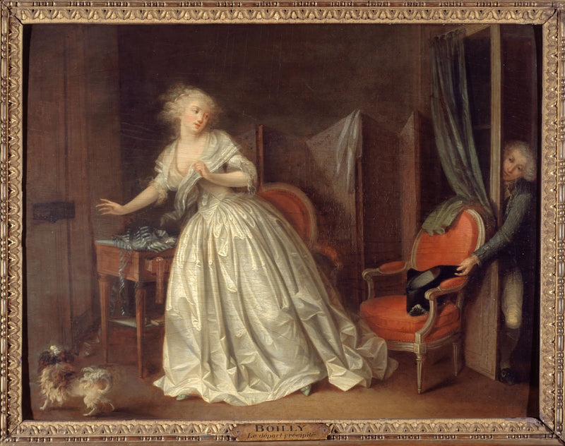 The Hasty Departure - Louis-Léopold Boilly
