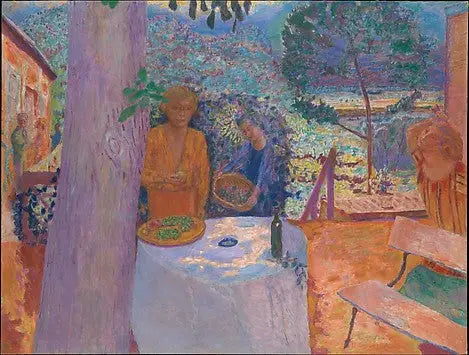 The Terrace at Vernonnet - Pierre Bonnard
