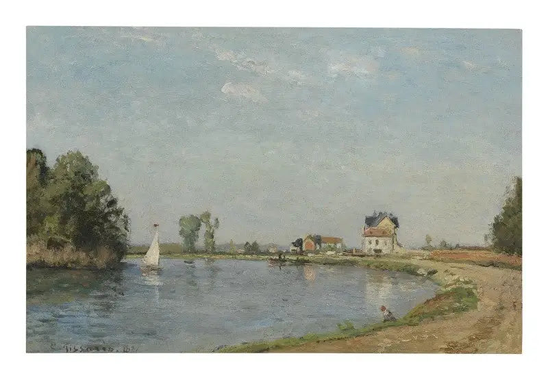 Riverbanks - Camille Pissarro