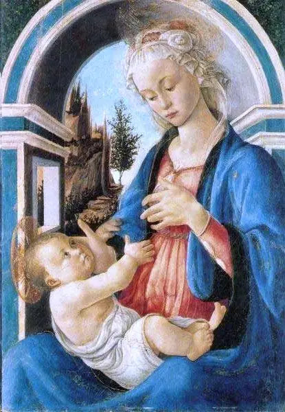 The Virgin and Child - Sandro Botticelli