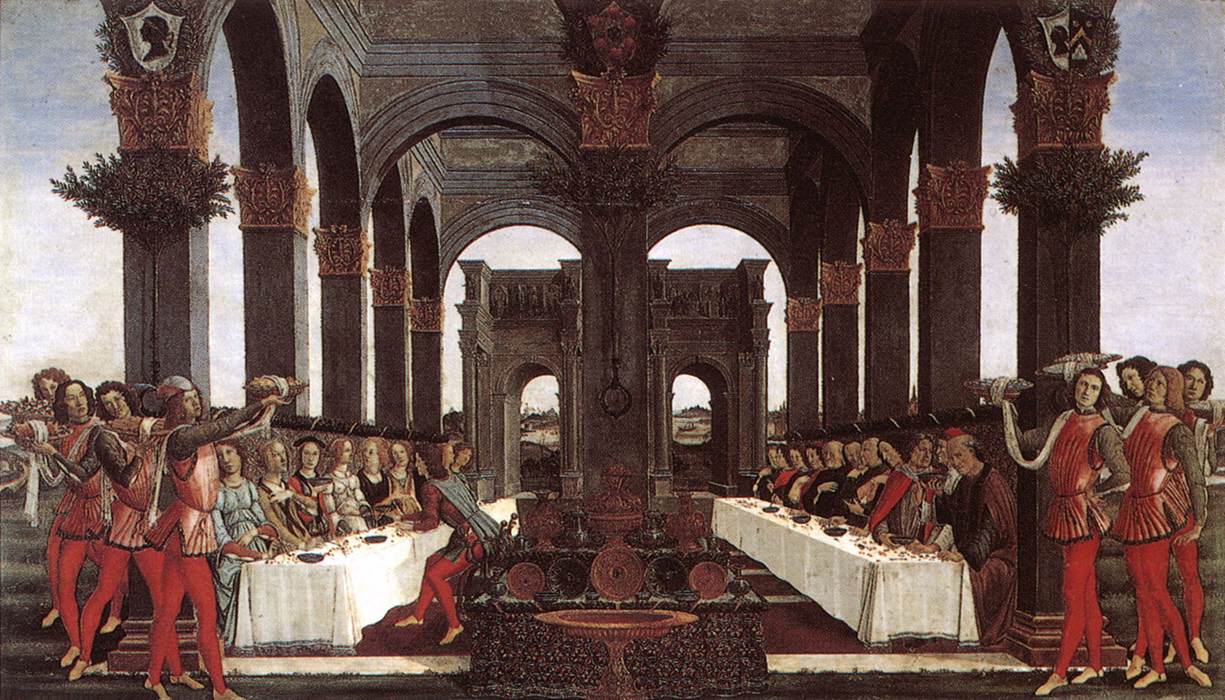 Story of Nastagio degli Onesti, fourth episode - Sandro Botticelli