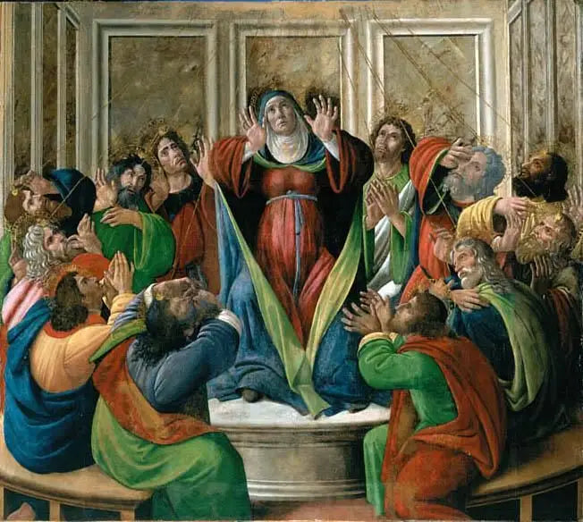 La descente du Saint-Esprit - Sandro Botticelli - Alpha Reproduction