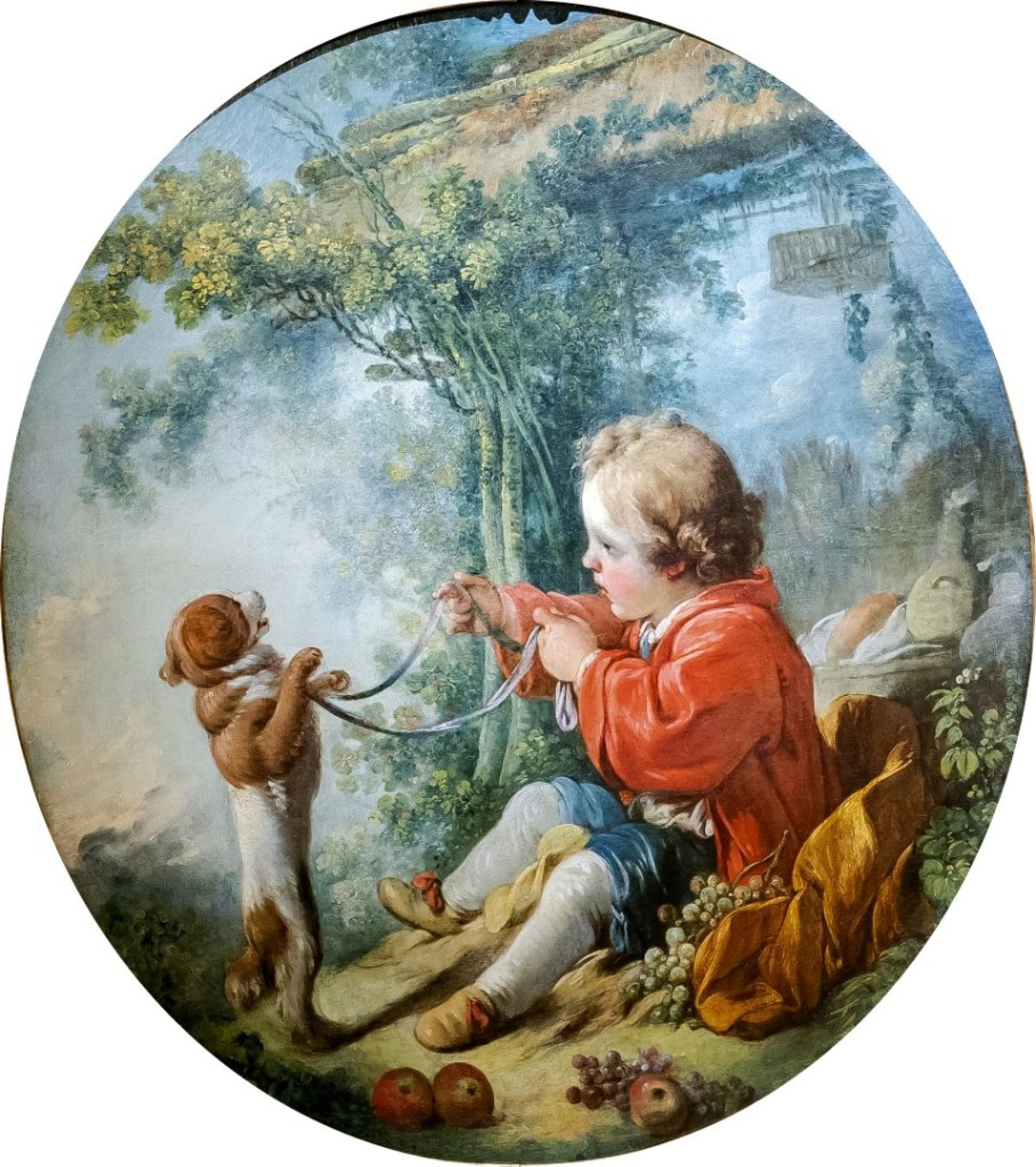 Le Chien savant - François Boucher