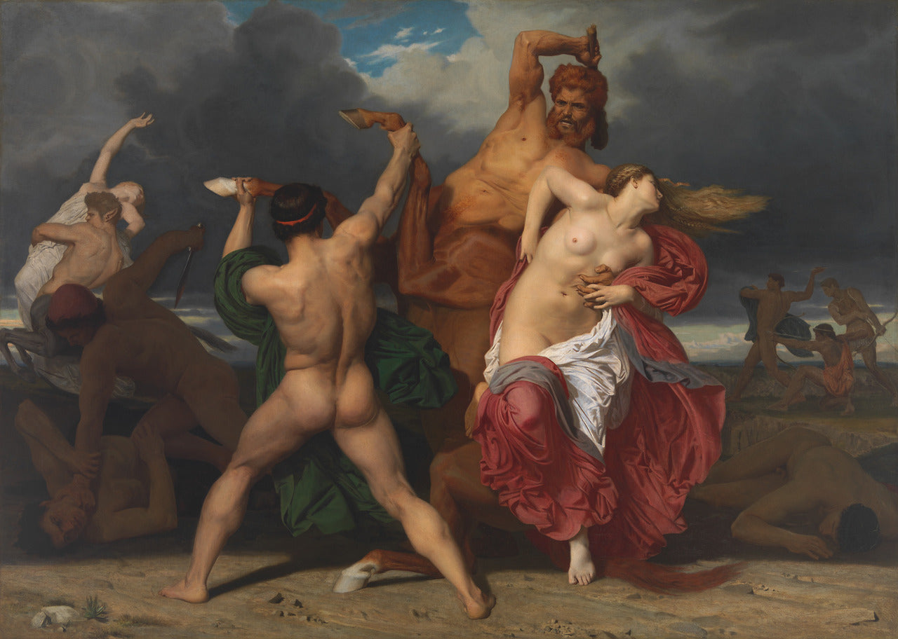 Battle of the Centaurs against the Lapiths - Bouguereau