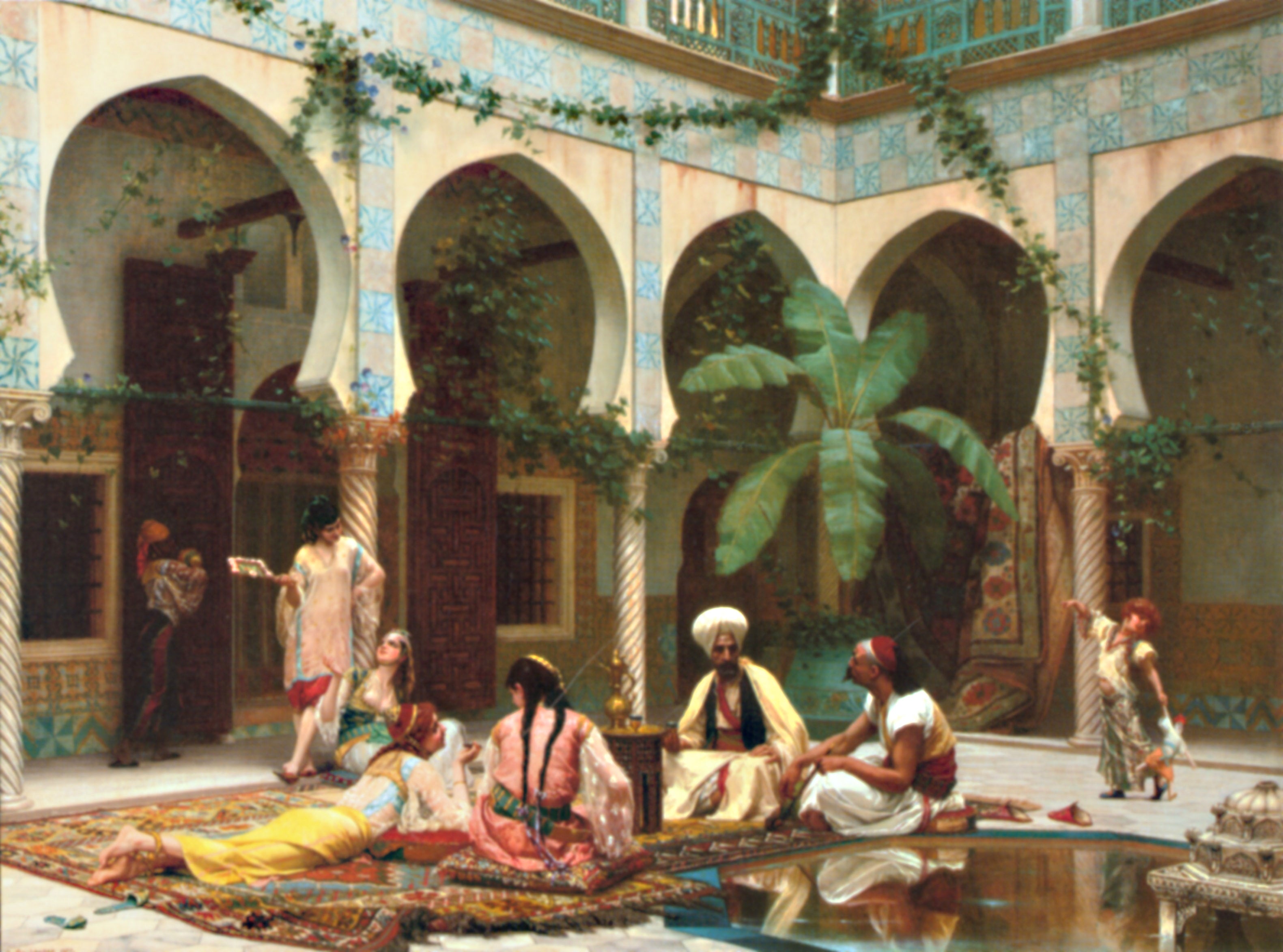 Le harem du palais - Gustave Boulanger