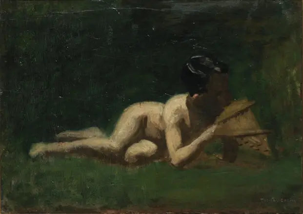 Boy Lying Down - Thomas Eakins