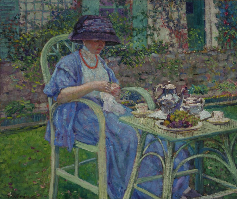 Breakfast in the Garden - Frederick Carl Frieseke