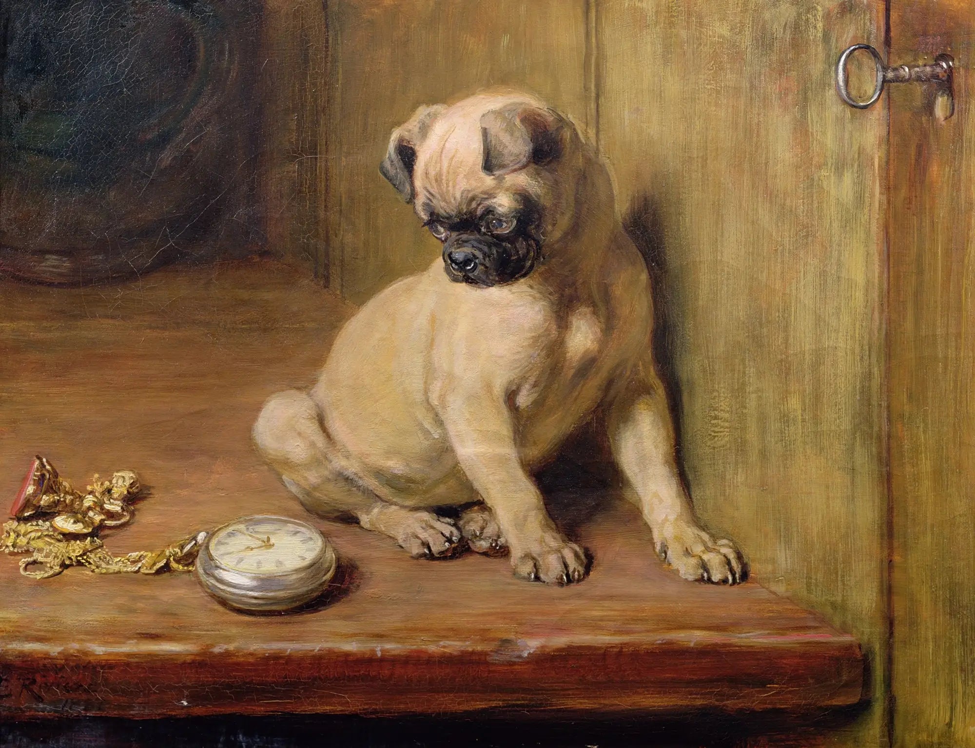 Tic-tac - Briton Rivière - Alpha Reproduction