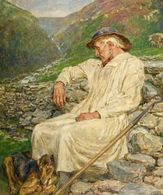 Michel et la bergerie inachevée - Briton Rivière - Alpha Reproduction