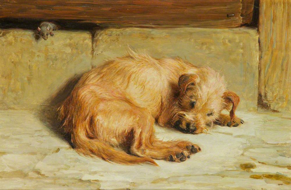Chien de garde - Briton Rivière