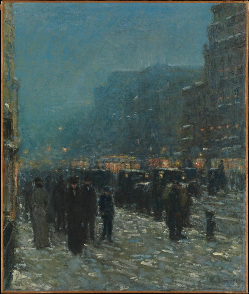 Broadway and 42nd Street - Childe Hassam