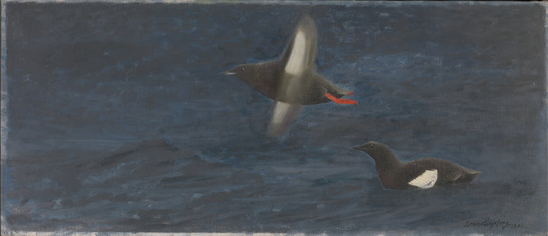 Blue Pigs - Bruno Liljefors