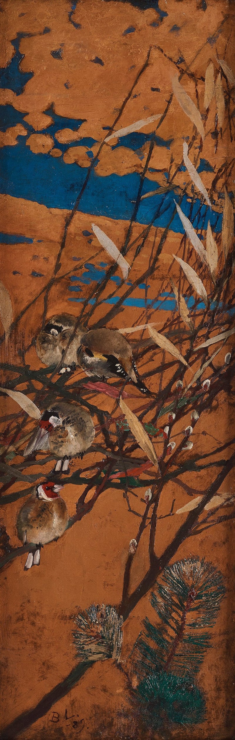 Goldfinches - Bruno Liljefors