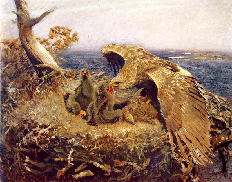 Sea Eagle's Nest - Bruno Liljefors