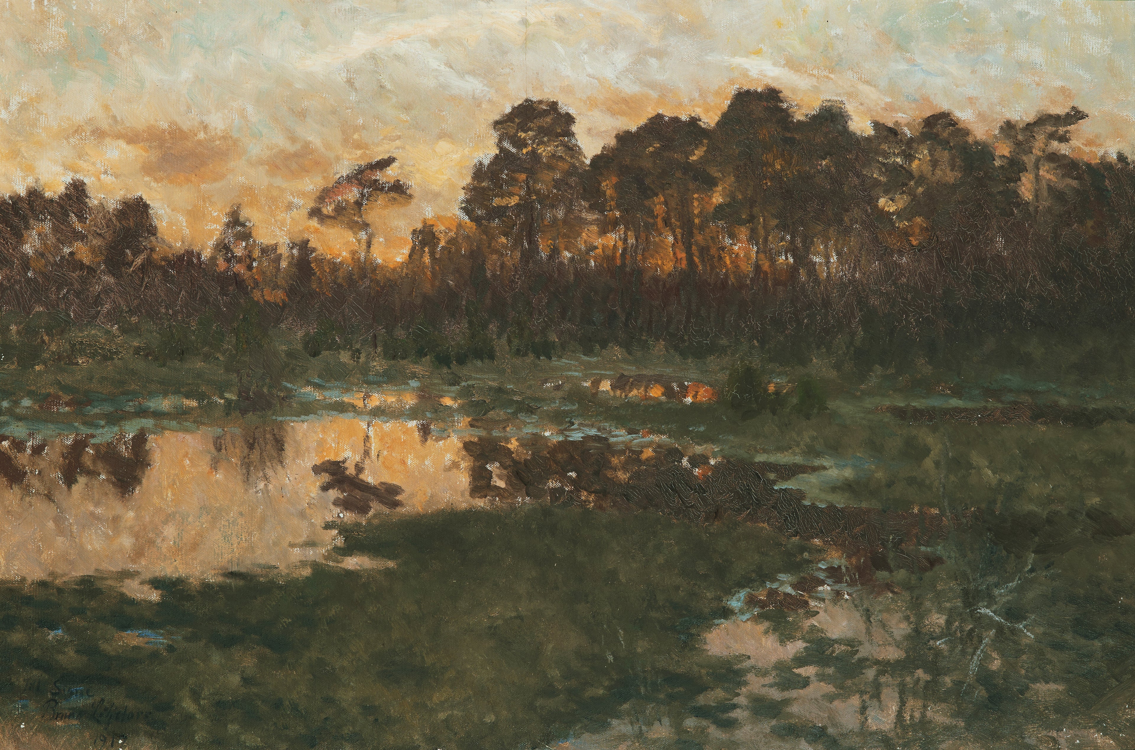 Spring Evening - Bruno Liljefors